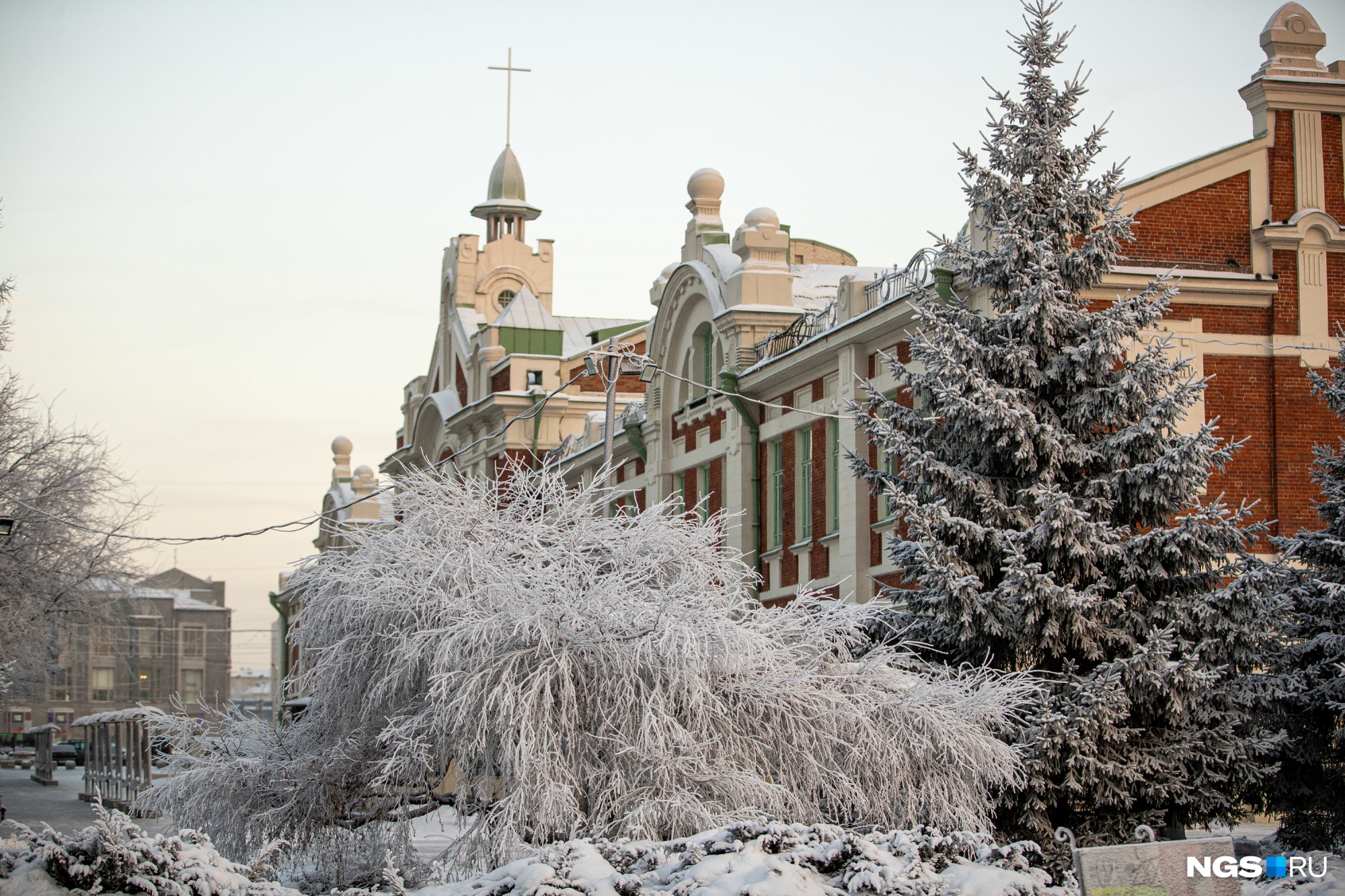 площадь ленина зимой в хабаровске