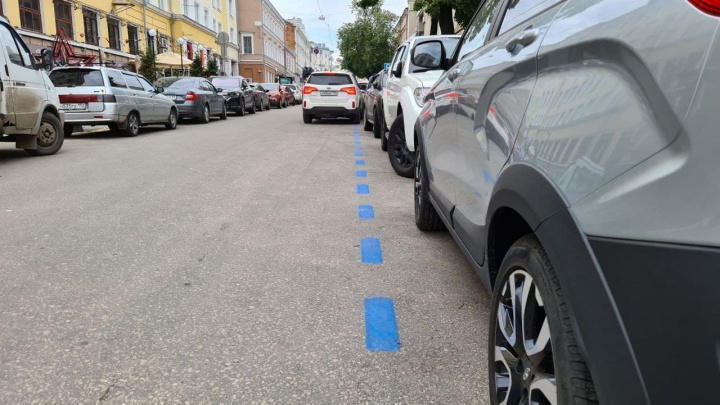 На дорогах Нижнего Новгорода появилась синяя разметка. Что она означает?