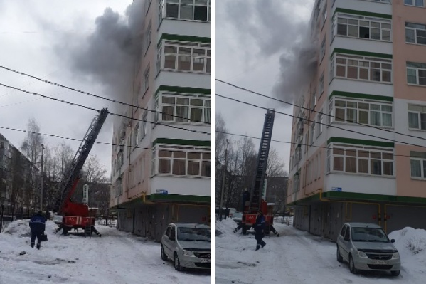 Пожар тушили около часа Пожар тушили около часа 