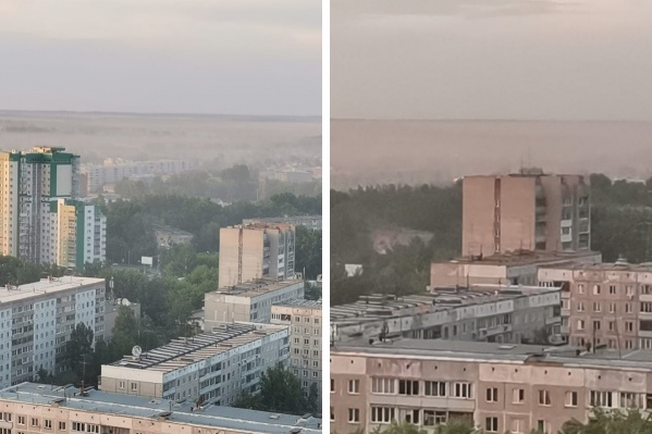 Город накрыла дымка. Фотографии сделаны на улице Бориса Богаткова Город накрыла дымка. Фотографии сделаны на улице Бориса Богаткова