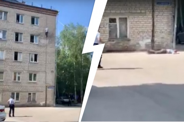 Мужчина упал с высоты четвертого этажа Мужчина упал с высоты четвертого этажа