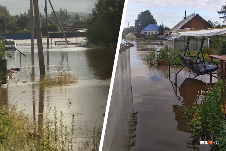 По словам жителей села, вода продолжает прибывать По словам жителей села, вода продолжает прибывать