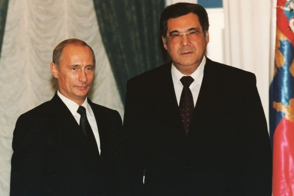 Аман Тулеев и Владимир Путин Аман Тулеев и Владимир Путин