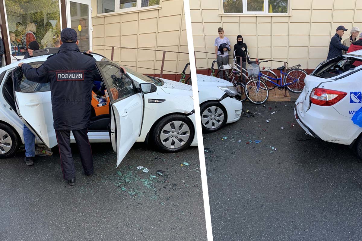 Автомобиль KIA столкнулся с перилами, другой машиной и сбил <nobr class="_">9-летнюю</nobr> девочку Автомобиль KIA столкнулся с перилами, другой машиной и сбил <nobr class="_">9-летнюю</nobr> девочку