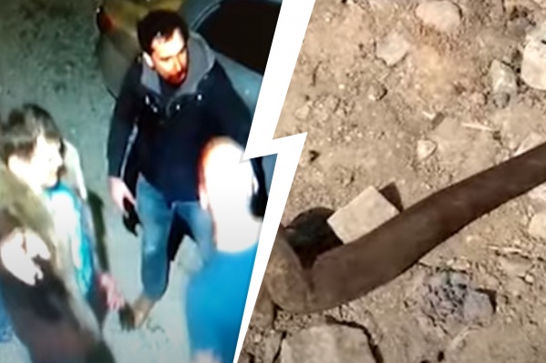 У мужчины в руках была монтировка У мужчины в руках была монтировка