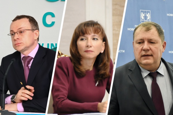 Слева направо: Юрий Петухов, Наталья Омелёхина, Сергей Сёмка. Их доходы за год оказались даже выше, чем у губернатора