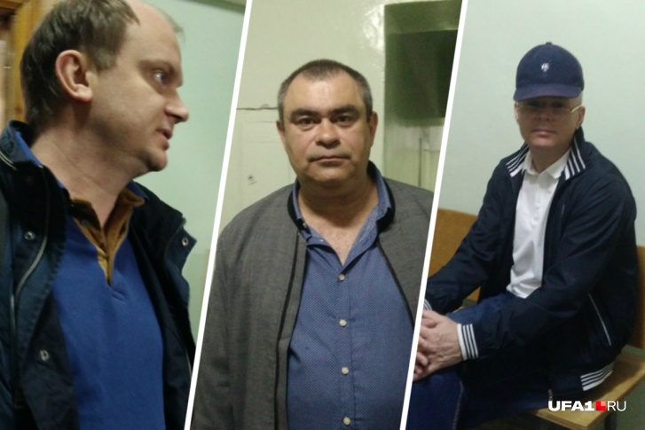 Подозреваемые Яромчук, Галиев и Матвеев (слева направо) Подозреваемые Яромчук, Галиев и Матвеев (слева направо)