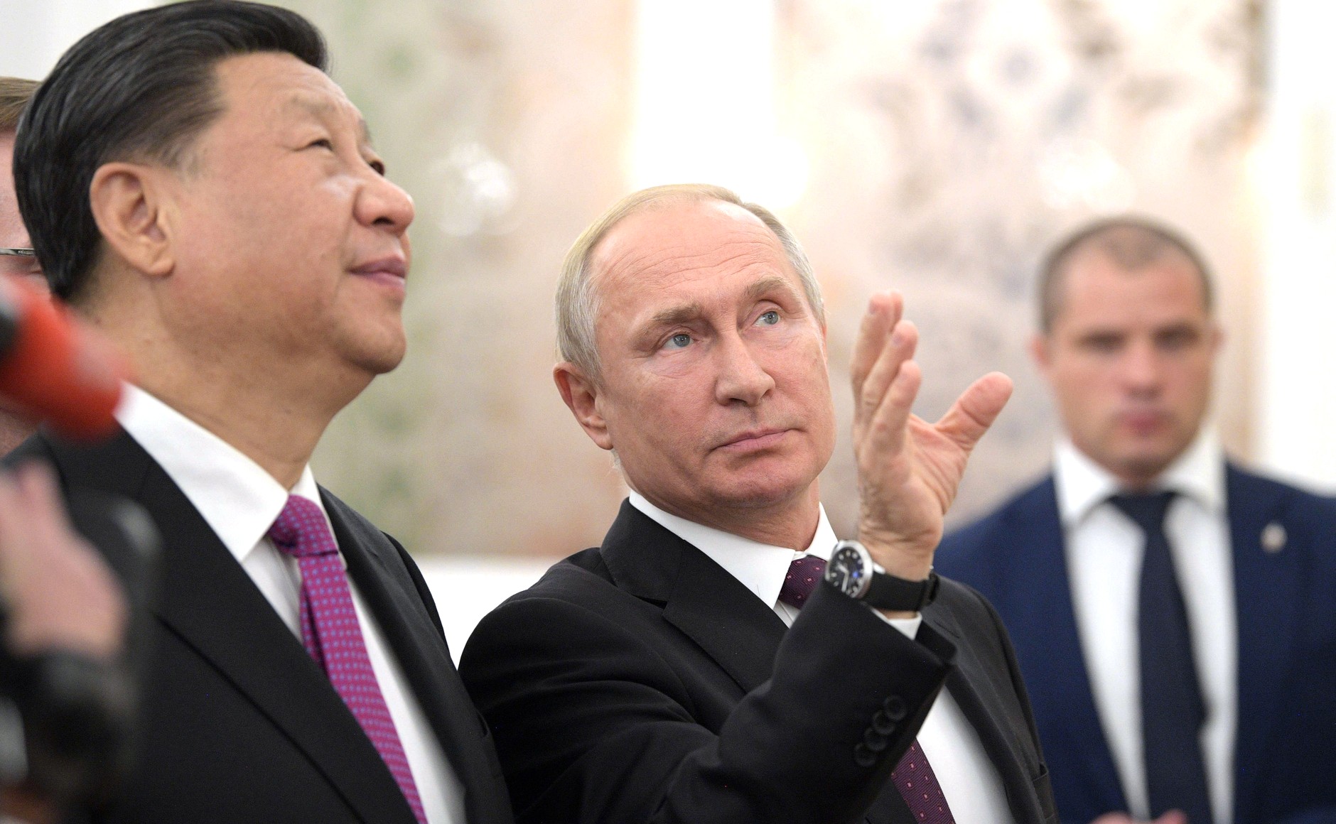 Си Цзиньпин и Владимир Путин, Кремль, 2019