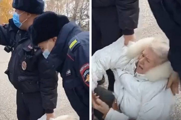 На женщину в итоге составили протокол На женщину в итоге составили протокол