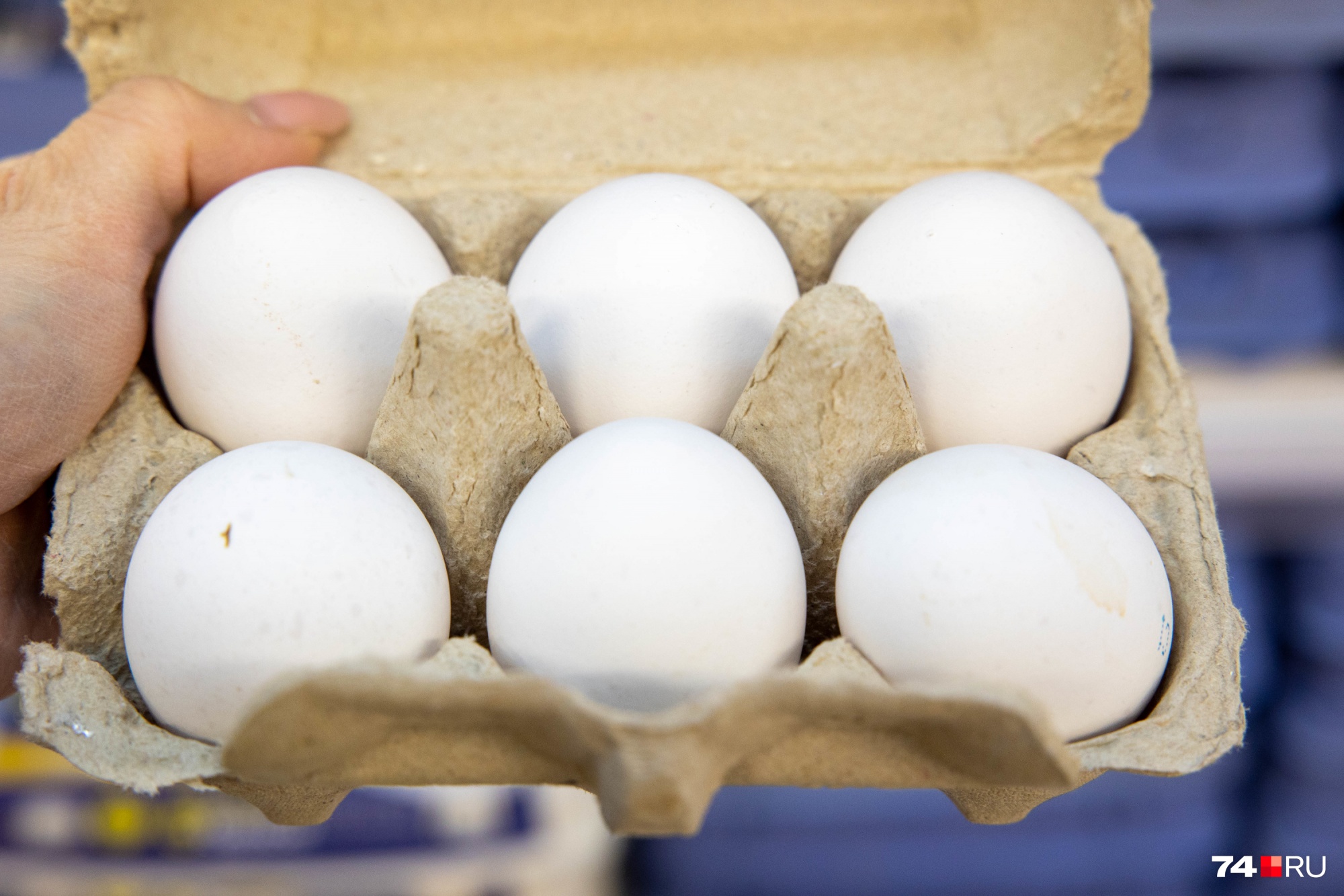 В SPAR можно даже купить упаковку из шести яиц (С1), производитель — ЧЕПФА, цена — 65,99 рубля
