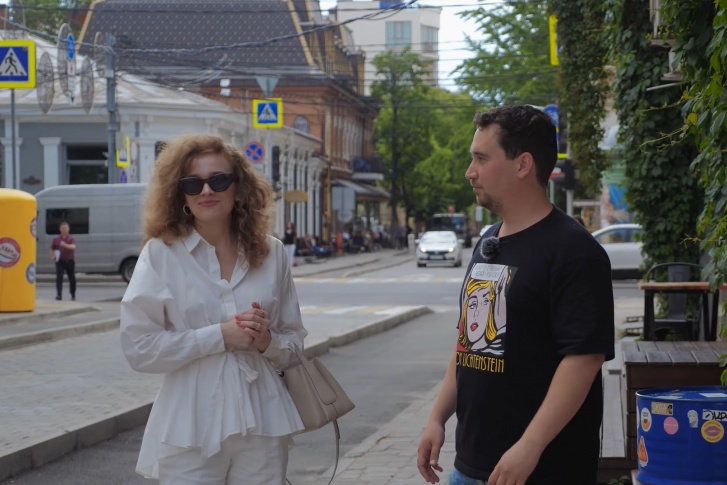 Один из авторов концепции «7 улиц» Наталья Машталир лично рассказывала Аркадию Гершману подробности проекта