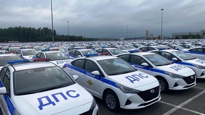 К концу года в Омскую область привезут новые патрульные Hyundai Solaris