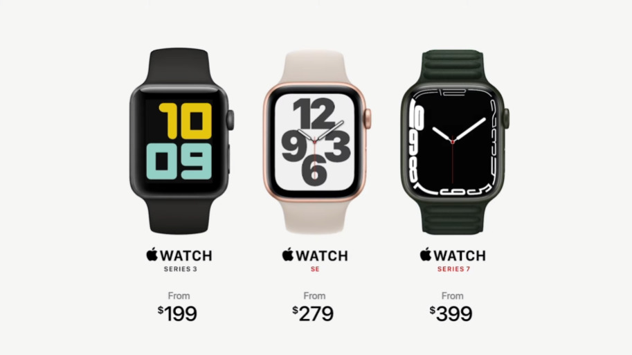 Новые часы: экран стал чуть больше, рамки — поменьше, размеры остались прежними. Разбег цен — от 199 до 399 долларов