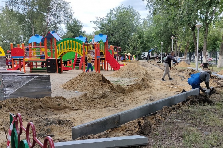 Власти попросили прощения у курганцев из-за ремонта в Детском парке