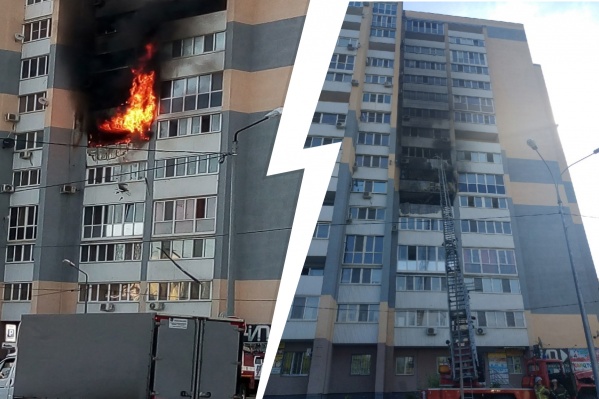 Огонь и копоть повредили несколько квартир, а одна выгорела полностью Огонь и копоть повредили несколько квартир, а одна выгорела полностью