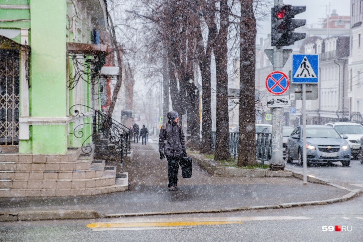 В ближайшие дни в Пермском крае может пойти мокрый снег