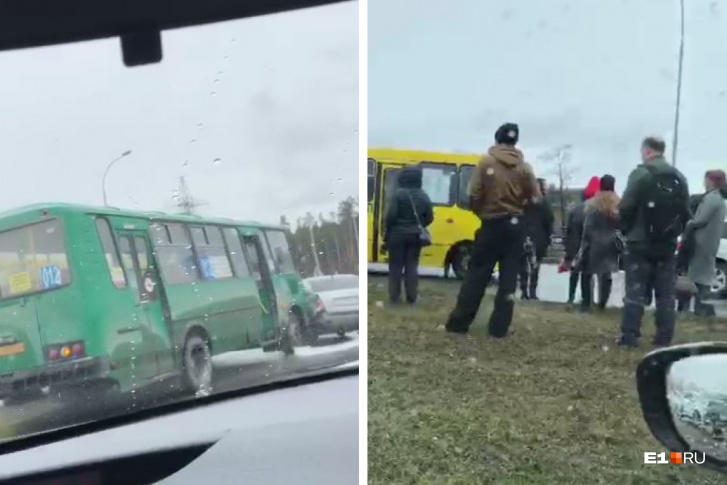 Пассажиров высадили на обочине Пассажиров высадили на обочине