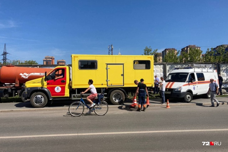 Спасатели проводили работы в пятницу днем Спасатели проводили работы в пятницу днем