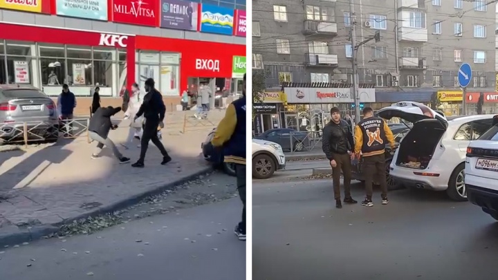 «*** ты снимаешь?»: сотрудника НГС избил участник аварии на площади Калинина
