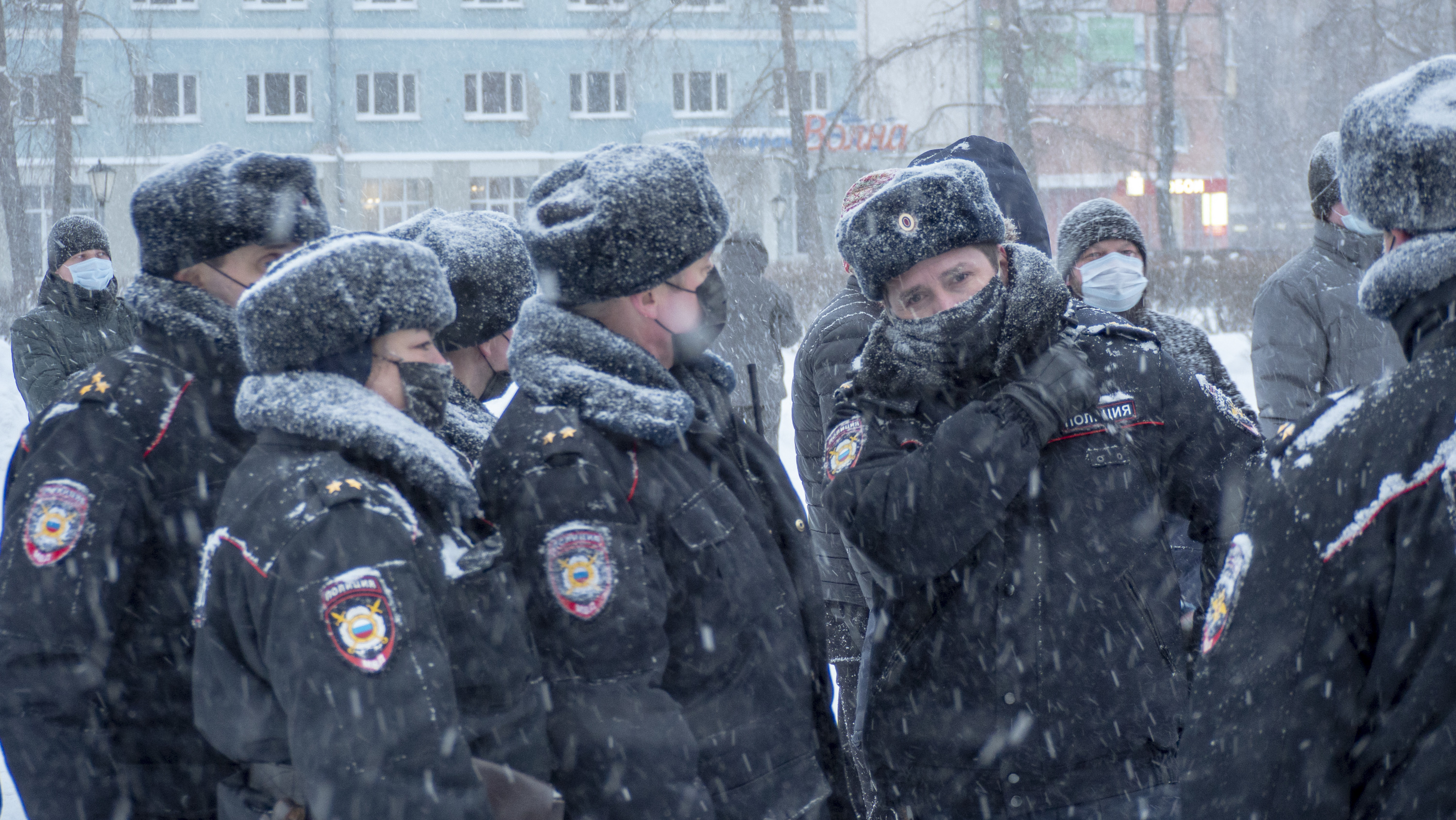 Полиции на акции было немало Полиции на акции было немало