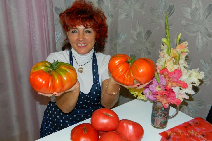 Помидоры Наталья Юрьевна выращивает с <nobr class="_">1991 года</nobr>, когда семья жила еще в Байкальске