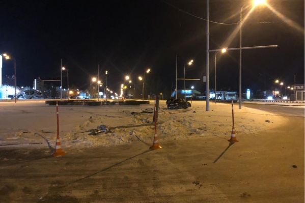 Снимок с места дорожно-транспортного происшествия Снимок с места дорожно-транспортного происшествия