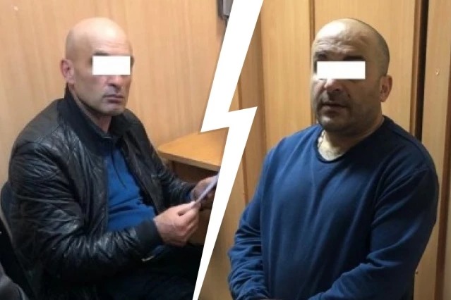 Двоих подозреваемых задержали полицейские Двоих подозреваемых задержали полицейские