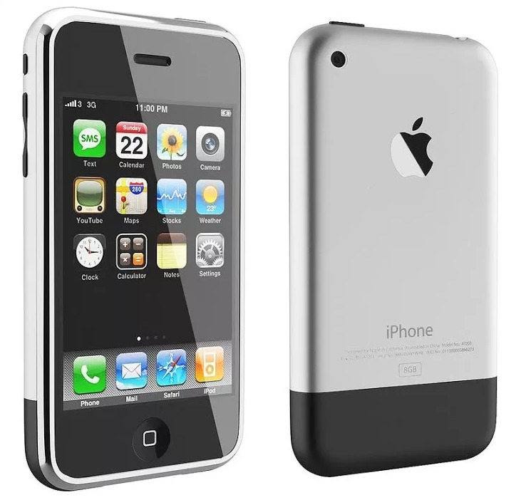 Apple iPhone 2G, 2007 год Apple iPhone 2G, 2007 год