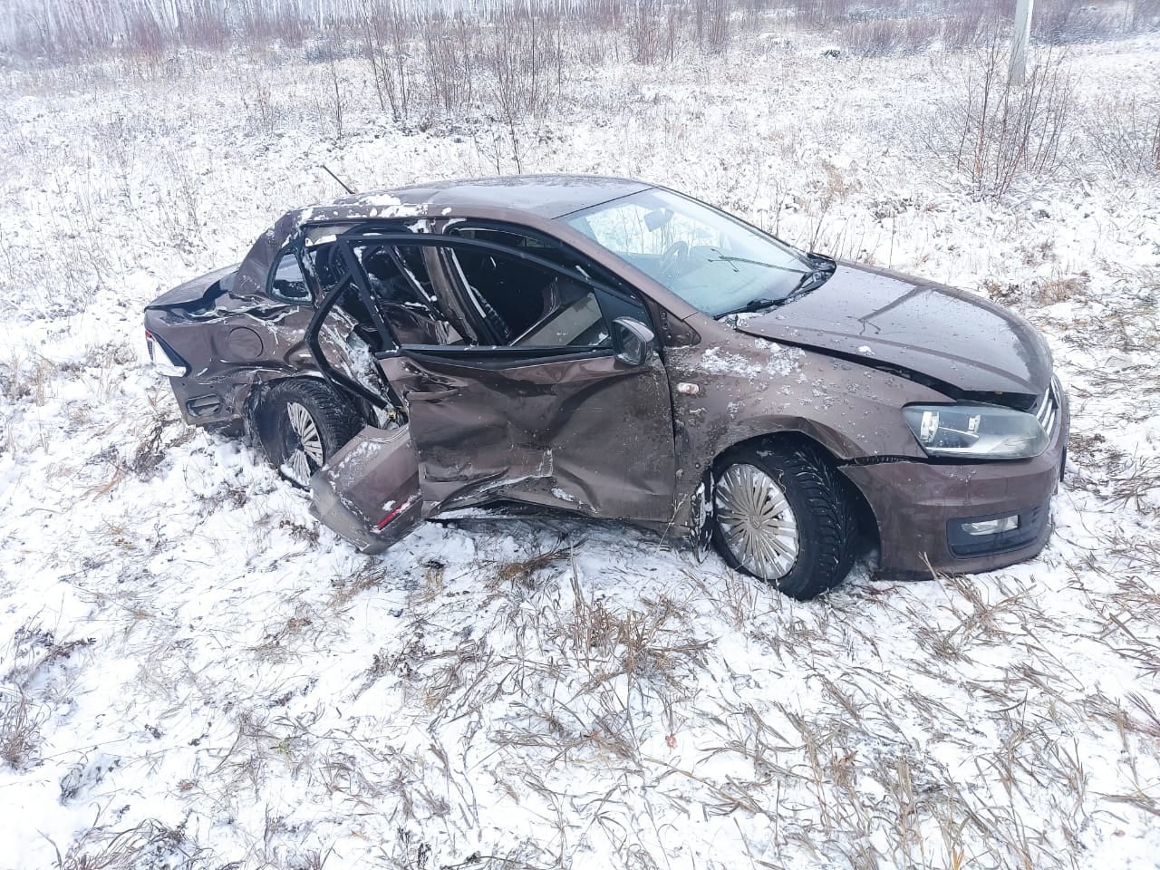 На трассе Омск — Муромцево в аварии на встречке пострадали две женщины и ребенок