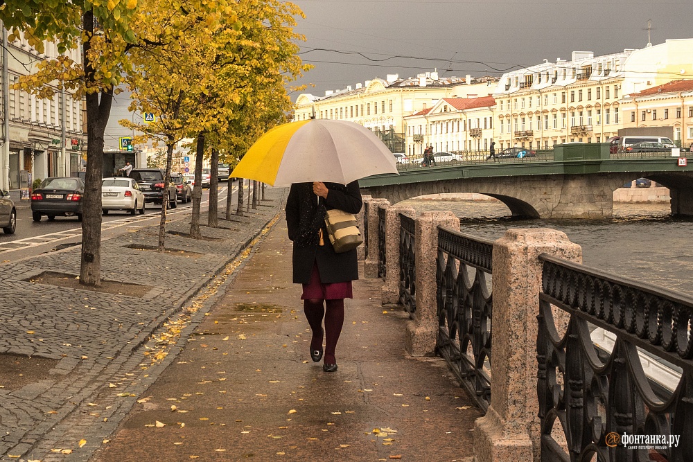 Бабье лето уходит, начинаются дожди. В Петербурге суббота не порадует горожан солнцем