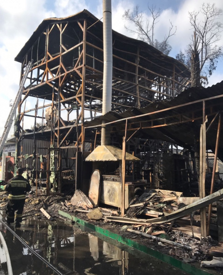 Сгоревшее в 2018 году здание, где погибли <nobr class="_">11 человек</nobr>