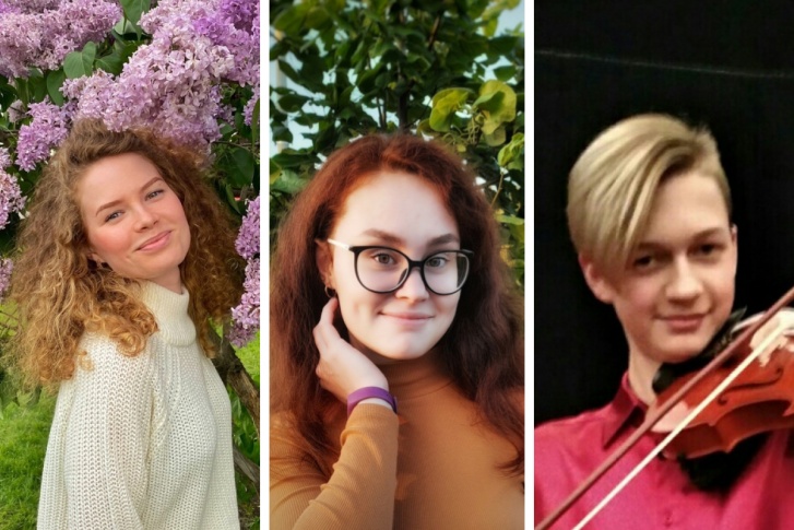 На фотографии слева направо: Анна Айгельдина, Екатерина Шакирова и Ярослав Арамелев, погибшие во время стрельбы