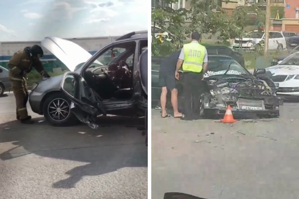 Водителю потребовалась помощь не только скорой помощи, но и спасателей Водителю потребовалась помощь не только скорой помощи, но и спасателей