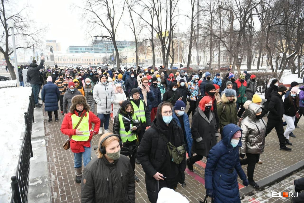 Часть протестующих отсекли еще в центре Часть протестующих отсекли еще в центре