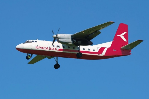 Это один из Ан-24 компании «КрасАвиа» Это один из Ан-24 компании «КрасАвиа»