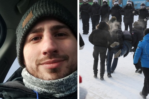 Журналиста задержали во время работы несмотря на то, что на нем был бейдж «Пресса» Журналиста задержали во время работы несмотря на то, что на нем был бейдж «Пресса»