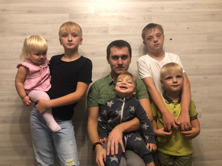В семье Максимовых пятеро детей