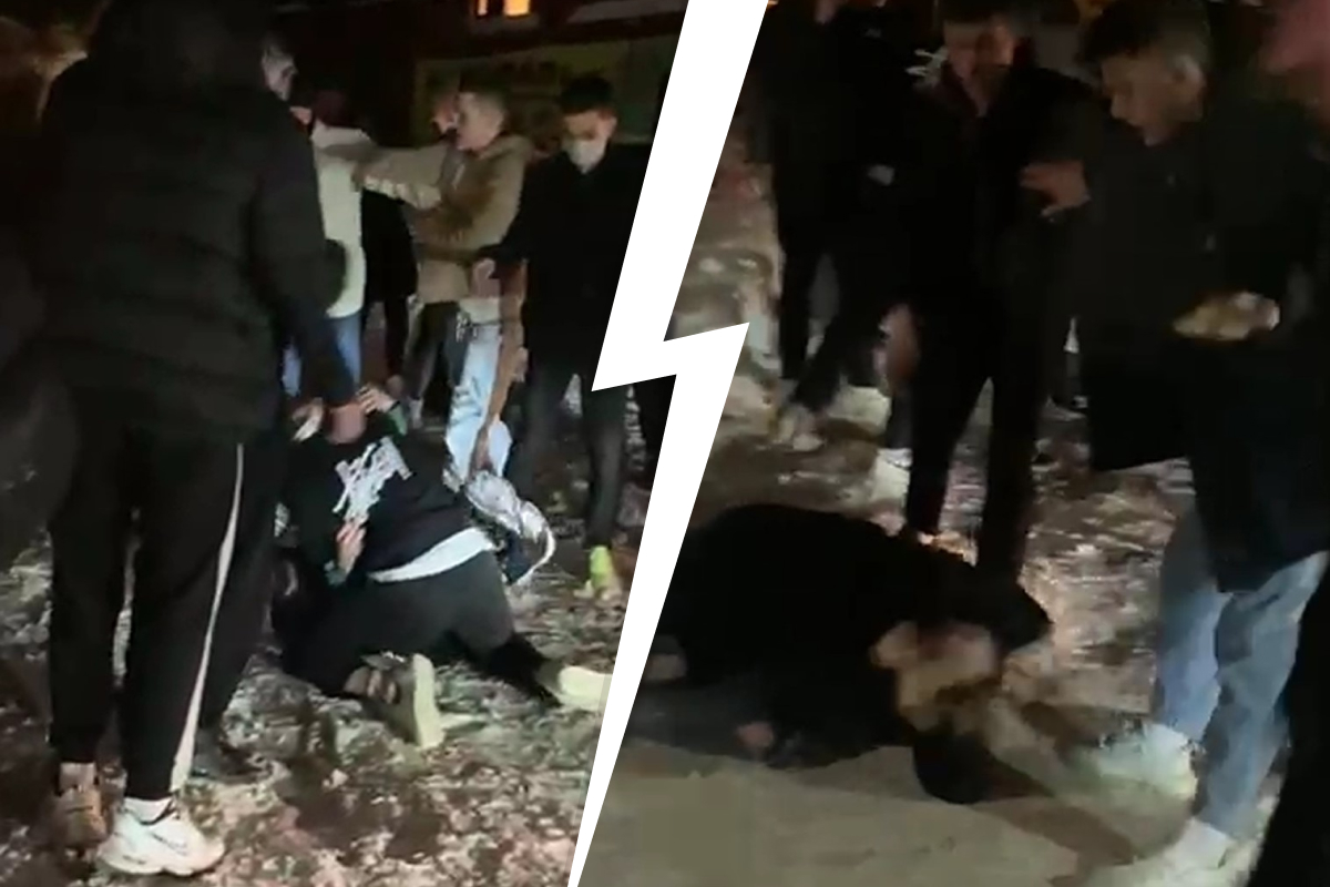 Массовая драка, которую устроили подростки в Екатеринбурге, попала на видео