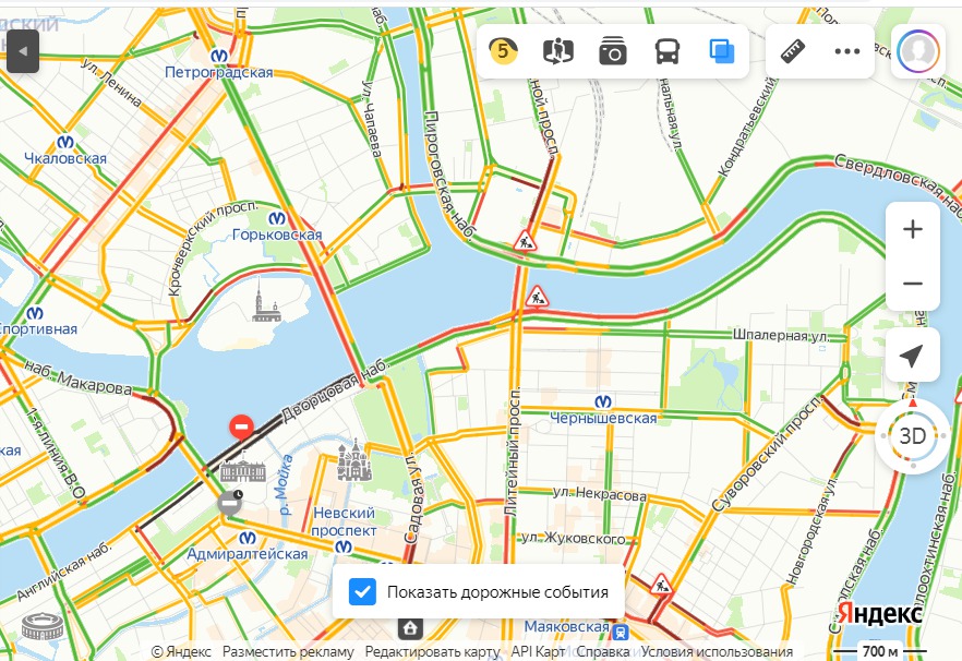 Ремонт на Литейном мосту закончен, но в Петербурге всё равно выросли аномальные пробки