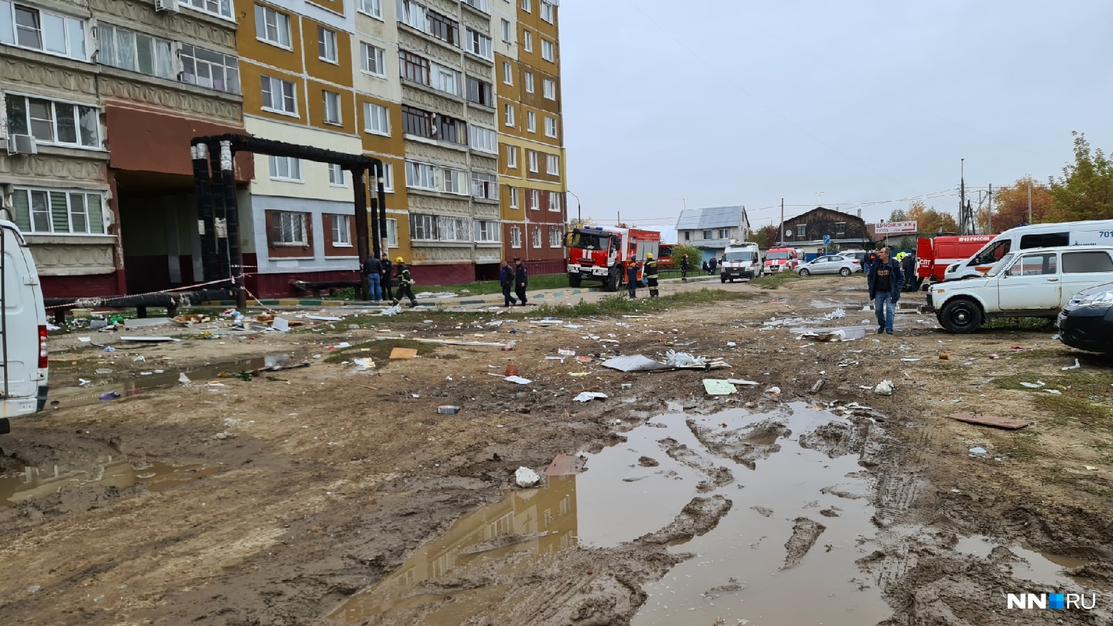 Взрыв газа в Автозаводском районе. Онлайн-трансляция с места ЧП
