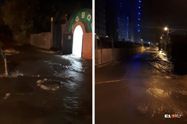Вода заливается в жилые дома Вода заливается в жилые дома