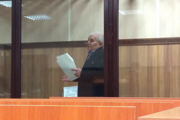 Юрий Савельев на суде Юрий Савельев на суде