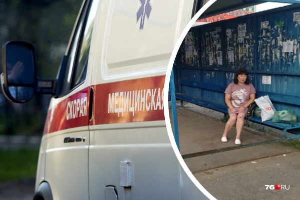 Пострадавшую женщину с остановки увезли на скорой помощи Пострадавшую женщину с остановки увезли на скорой помощи
