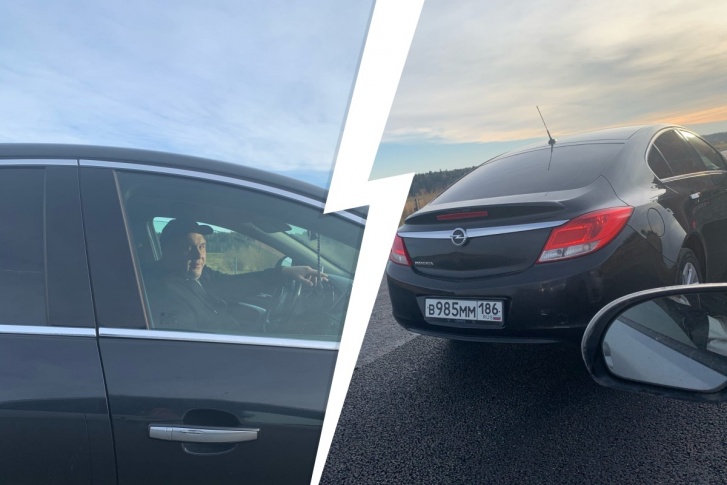По словам автомобилистки, мужчина на черном автомобиле объехал пробку по встречной полосе По словам автомобилистки, мужчина на черном автомобиле объехал пробку по встречной полосе