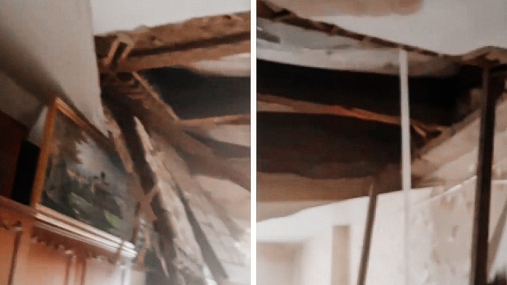 В жилом доме в центре Кемерово рухнул потолок: комментарий мэрии