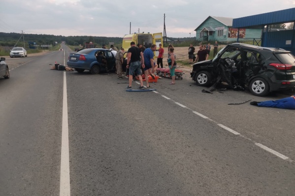 Авария случилась в 20:40 вблизи села Шангалы Авария случилась в 20:40 вблизи села Шангалы