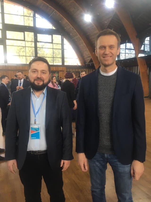 Фёдор Телин (слева) и Алексей Навальный Фёдор Телин (слева) и Алексей Навальный