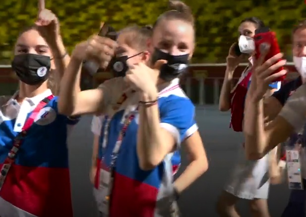 Российские спортсменки под флагом Олимпийского комитета