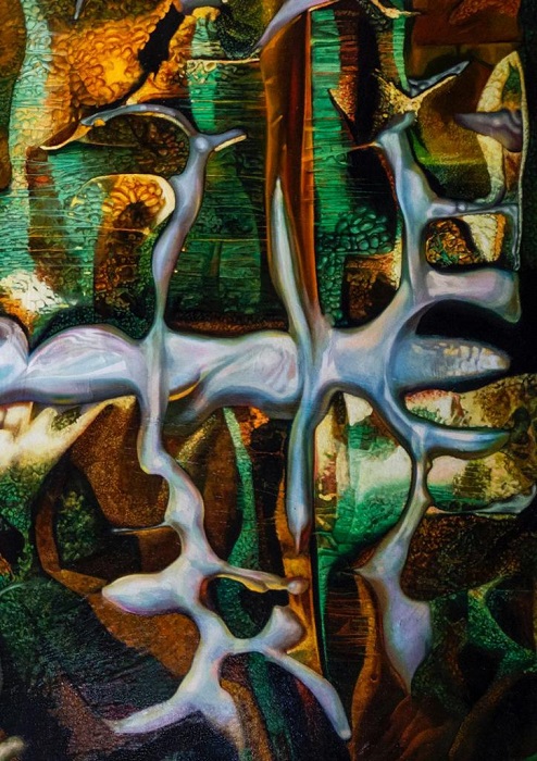 Картина Саши Купаляна «Древо желания», фрагмент