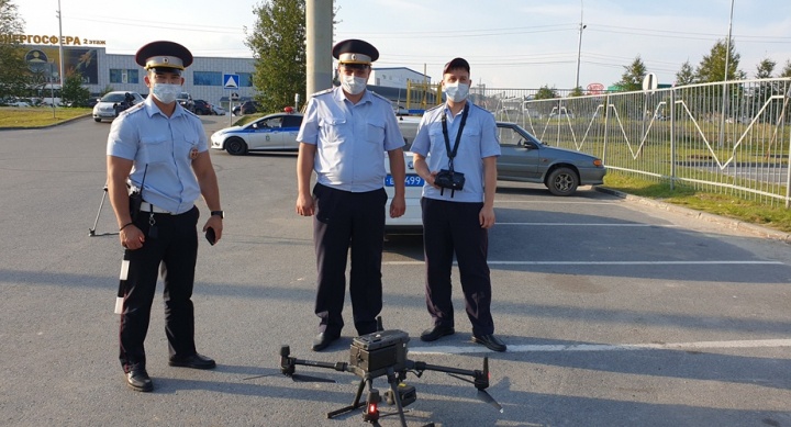 Роботы на службе: ГИБДД ловит нарушителей при помощи квадрокоптеров